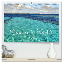 Cover Träume in Türkis - Bilder aus Kuba (hochwertiger Premium Wandkalender 2026 DIN A2 quer), Kunstdruck in Hochglanz