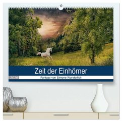 Cover Zeit der Einhörner (hochwertiger Premium Wandkalender 2026 DIN A2 quer), Kunstdruck in Hochglanz