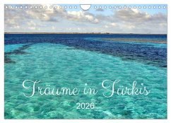 Cover Träume in Türkis - Bilder aus Kuba (Wandkalender 2026 DIN A4 quer), CALVENDO Monatskalender