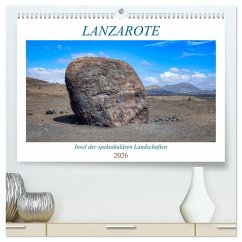 Cover Lanzarote - Insel der spektakulären Landschaften (hochwertiger Premium Wandkalender 2026 DIN A2 quer), Kunstdruck in Hochglanz