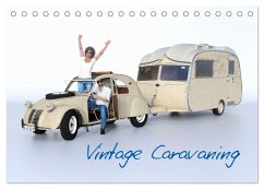 Vintage Caravaning (Tischkalender 2026 DIN A5 quer), CALVENDO Monatskalender