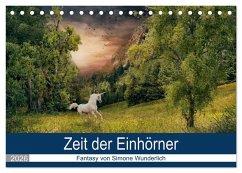Cover Zeit der Einhörner (Tischkalender 2026 DIN A5 quer), CALVENDO Monatskalender