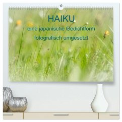 Cover HAIKU, eine fotografische Interpretation (hochwertiger Premium Wandkalender 2026 DIN A2 quer), Kunstdruck in Hochglanz