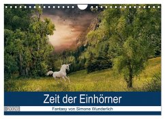 Cover Zeit der Einhörner (Wandkalender 2026 DIN A4 quer), CALVENDO Monatskalender