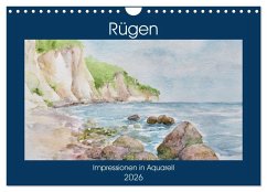 Rügen Impressionen in Aquarell (Wandkalender 2026 DIN A4 quer), CALVENDO Monatskalender Rügen Impressionen in Aquarell (Wandkalender 2026 DIN A4 quer), CALVENDO Monatskalender