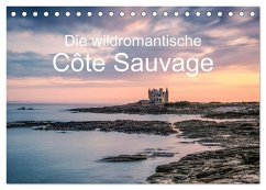 Die wildromantische Côte Sauvage (Tischkalender 2026 DIN A5 quer), CALVENDO Monatskalender