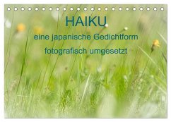 Cover HAIKU, eine fotografische Interpretation (Tischkalender 2026 DIN A5 quer), CALVENDO Monatskalender