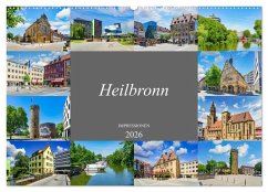 Heilbronn Impressionen (Wandkalender 2026 DIN A2 quer), CALVENDO Monatskalender