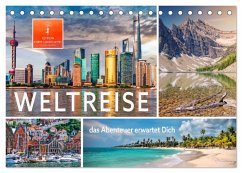Cover Weltreise - das Abenteuer erwartet Dich (Tischkalender 2026 DIN A5 quer), CALVENDO Monatskalender