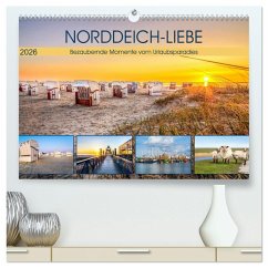 NORDDEICH-LIEBE (hochwertiger Premium Wandkalender 2026 DIN A2 quer), Kunstdruck in Hochglanz NORDDEICH-LIEBE (hochwertiger Premium Wandkalender 2026 DIN A2 quer), Kunstdruck in Hochglanz