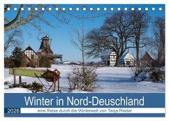 Winter in Nord-Deutschland (Tischkalender 2026 DIN A5 quer), CALVENDO Monatskalender