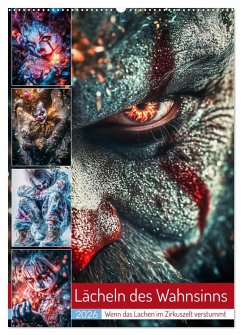 Cover Lächeln des Wahnsinns (Wandkalender 2026 DIN A2 hoch), CALVENDO Monatskalender