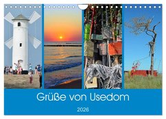 Grüße von Usedom (Wandkalender 2026 DIN A4 quer), CALVENDO Monatskalender