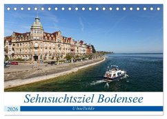 Sehnsuchtsziel Bodensee (Tischkalender 2026 DIN A5 quer), CALVENDO Monatskalender