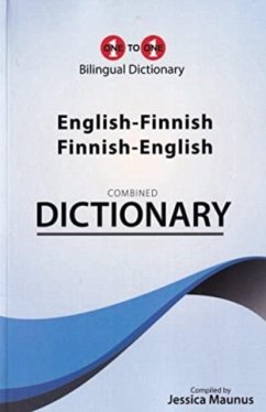 English-Finnish & Finnish-English One-to-One Dictionary Exam Suitable - Maunus, J