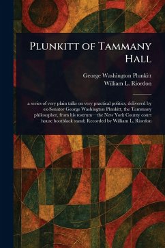 Cover Plunkitt of Tammany Hall