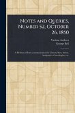 Notes and Queries, Number 52, October 26, 1850