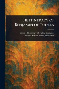 Cover The Itinerary of Benjamin of Tudela