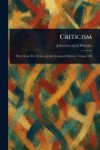 Criticism Criticism