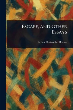 Cover Escape, and Other Essays