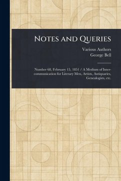 Notes and Queries - Various; Bell, George