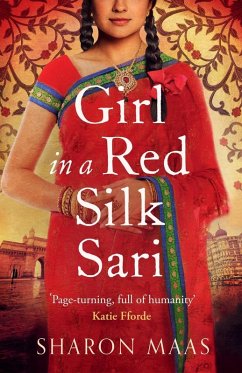 Cover Girl in a Red Silk Sari
