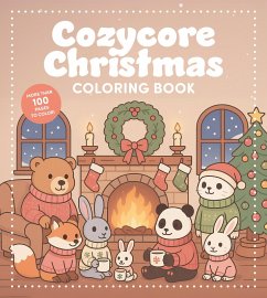 Cover Cozycore Christmas Coloring Book
