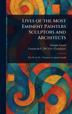 Cover Lives of the Most Eminent Painters Sculptors and Architects