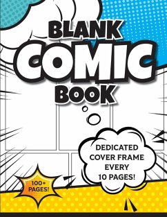 Cover Blank Comic Book (Blue & Yellow)