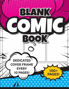 Cover Blank Comic Book (Magenta & Blue)