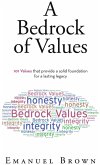 A Bedrock of Values (eBook, ePUB) A Bedrock of Values (eBook, ePUB)