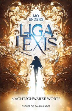 Cover Nachtschwarze Worte / Liga Lexis Bd.1  (Mängelexemplar)
