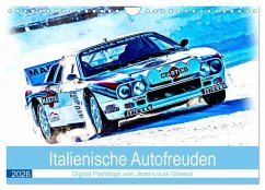 Italienische Autofreuden (Wandkalender 2026 DIN A4 quer), CALVENDO Monatskalender