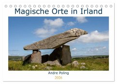 Magische Orte in Irland (Tischkalender 2026 DIN A5 quer), CALVENDO Monatskalender