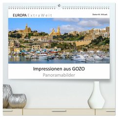 Impressionen aus GOZO - Panoramabilder (hochwertiger Premium Wandkalender 2026 DIN A2 quer), Kunstdruck in Hochglanz