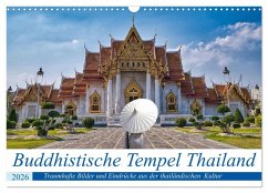 Cover Buddhistische Tempel Thailand (Wandkalender 2026 DIN A3 quer), CALVENDO Monatskalender