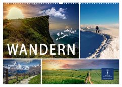Wandern - die Welt erwartet Dich (Wandkalender 2026 DIN A2 quer), CALVENDO Monatskalender