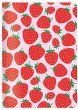 Hefte A6 Pattern Strawberries - Bild 1