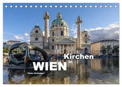 Kirchen in Wien (Tischkalender 2026 DIN A5 quer), CALVENDO Monatskalender Kirchen in Wien (Tischkalender 2026 DIN A5 quer), CALVENDO Monatskalender