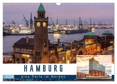 Cover Hamburg eine Perle im Norden (Wandkalender 2026 DIN A3 quer), CALVENDO Monatskalender