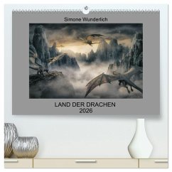 Cover Land der Drachen (hochwertiger Premium Wandkalender 2026 DIN A2 quer), Kunstdruck in Hochglanz