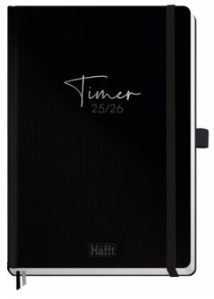 Häfft-Timer Deluxe 25/26 A5 - Jugendkalender [Black Edition]