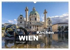 Cover Kirchen in Wien (Wandkalender 2026 DIN A3 quer), CALVENDO Monatskalender
