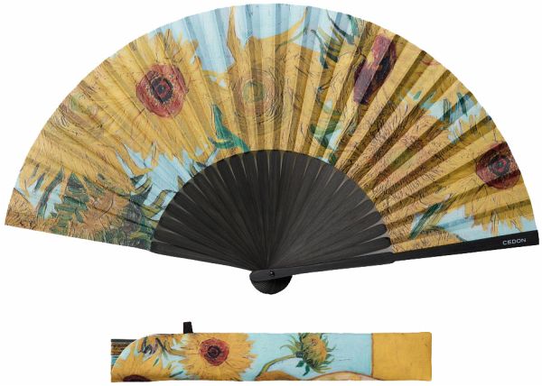 Fächer van Gogh, Sonnenblumen Fächer van Gogh, Sonnenblumen