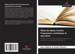 Cover What the Bolsa Família Programme contributes to education