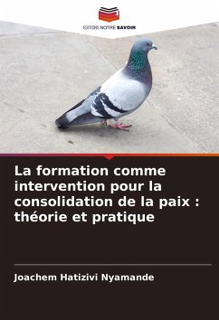 Cover La formation comme intervention pour la consolidation de la paix : théorie et pratique