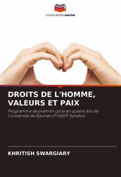 Cover DROITS DE L'HOMME, VALEURS ET PAIX