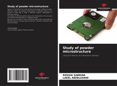 Study of powder microstructure - SABRINA, ROGUAI;ABDELGHANI, LAKEL