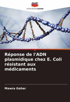Cover Réponse de l'ADN plasmidique chez E. Coli résistant aux médicaments
