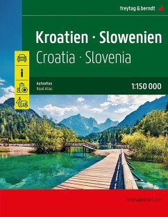 Cover Kroatien - Slowenien, Autoatlas 1:150.000, freytag & berndt